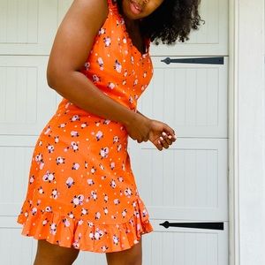 Free People Like a Lady Flirty Mini Boho Dress